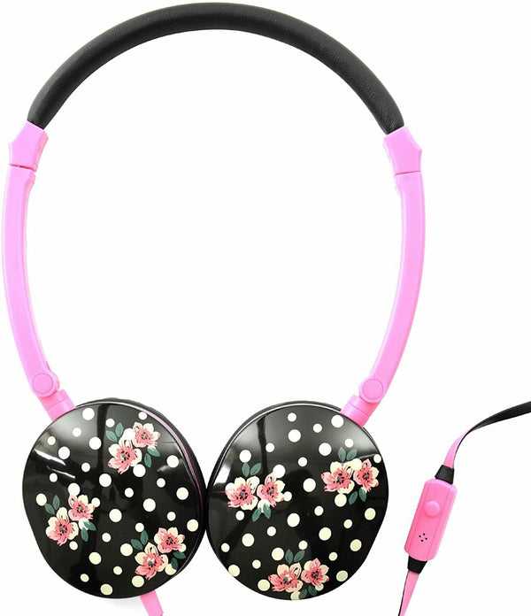 Accessorize Floral Polka Dot Headphones