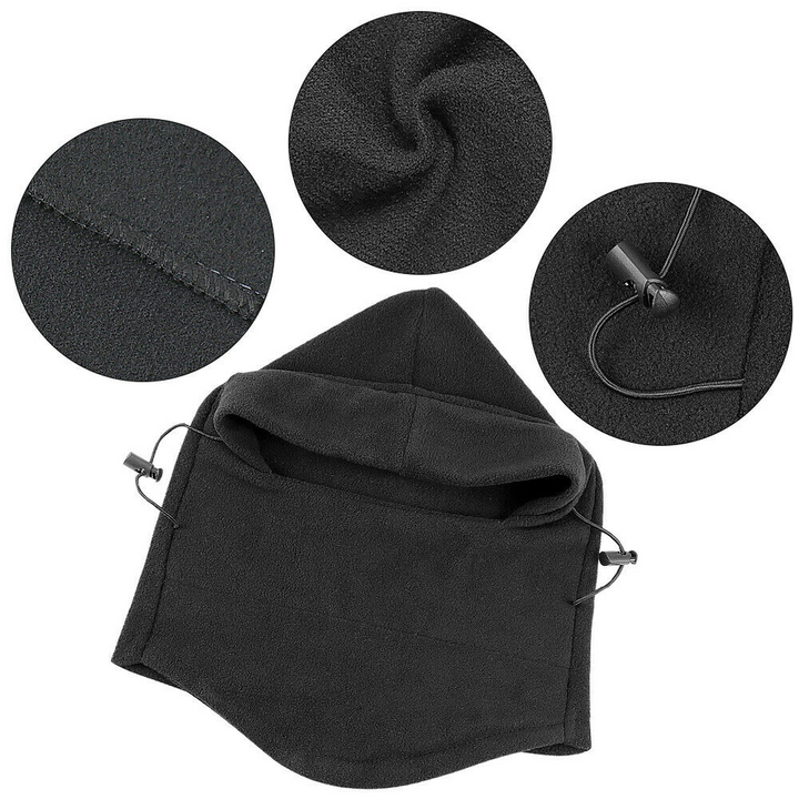 Black Thermal Hooded Balaclava