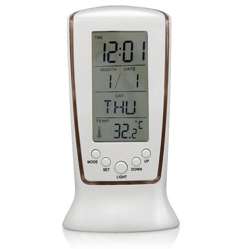 Blue Backlight LCD Alarm Clock