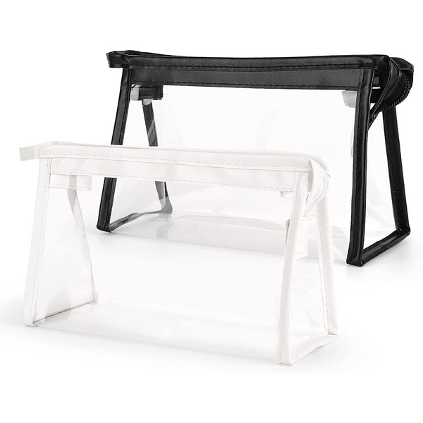 2 Clear Pencil Cases