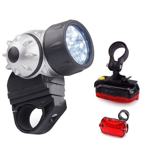 21 LED Waterproof Front & Back Bike Light Set