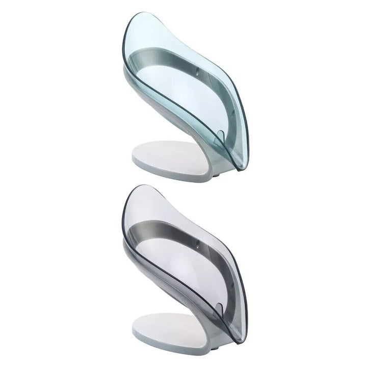 2x Suction Cup Soap Holder Dishes