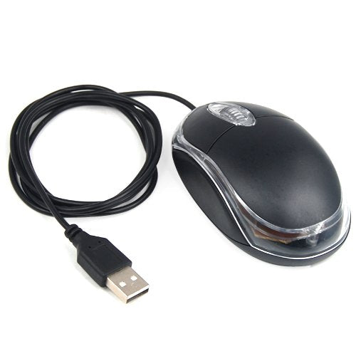 Black USB Wired Mouse