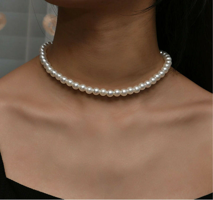 Faux Pearl Necklace