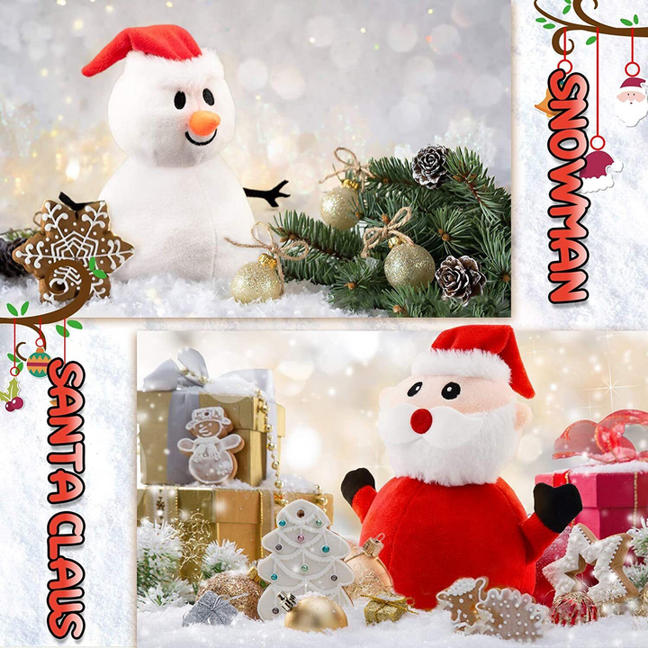 Reversible Santa & Snowman Soft Toy