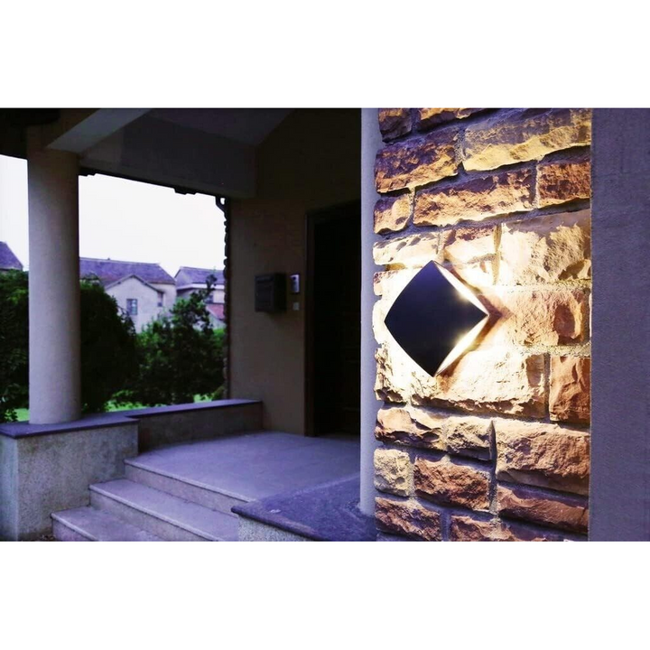 Lutec LED 4000K Wall Light Grey