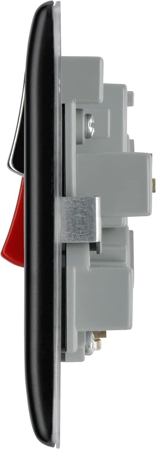 BG Electrical Black Cooker Connection Plug