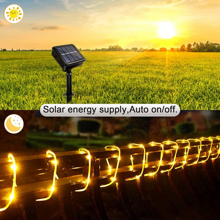 White Waterproof Solar Lights