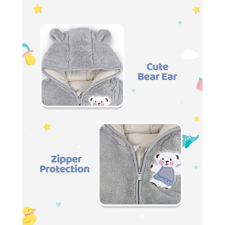 Vine Grey 3-6 Months Baby Jumpsuit