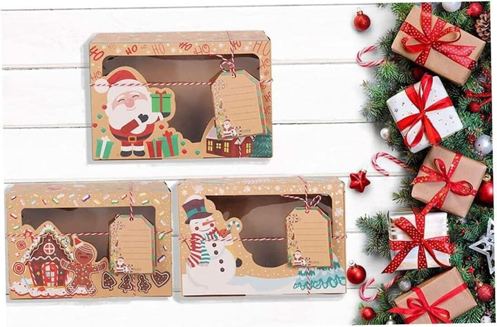12 Christmas Cookie Cardboard Box Set
