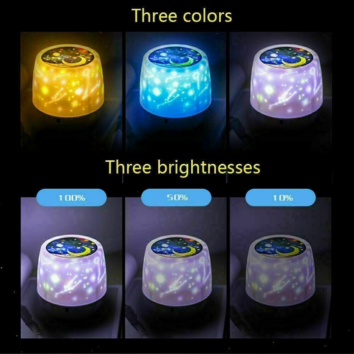 Rotating Projector Star Night Light