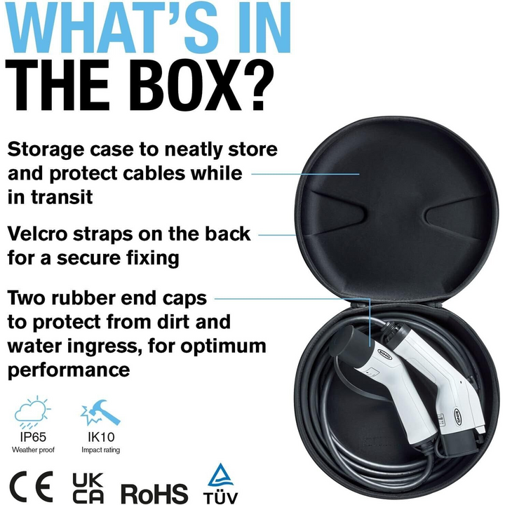 Ring EV Charging Cable Type 2 to Type 1