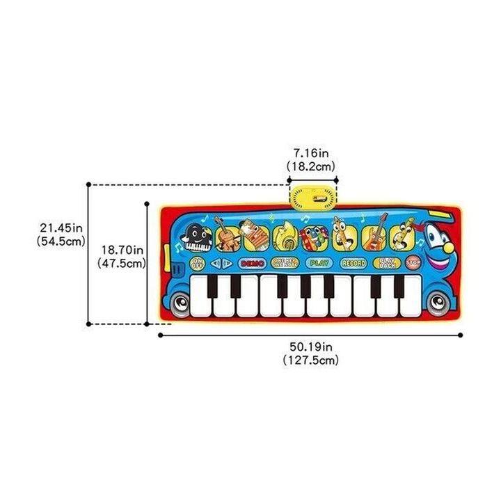 Kids Piano Play Mat