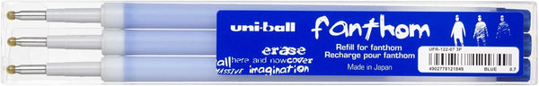 15 Blue Uniball Erasable Refills