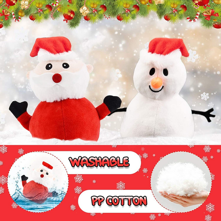 Reversible Santa & Snowman Soft Toy