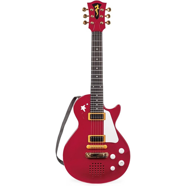 Red Kids Rock Guitar Toy