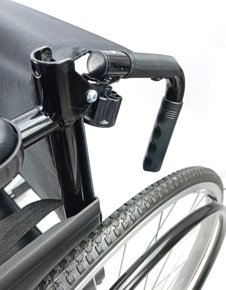 Black Folding Wheelchair