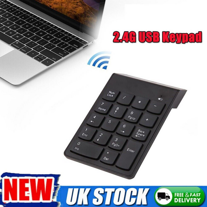 Wireless Number Keyboard