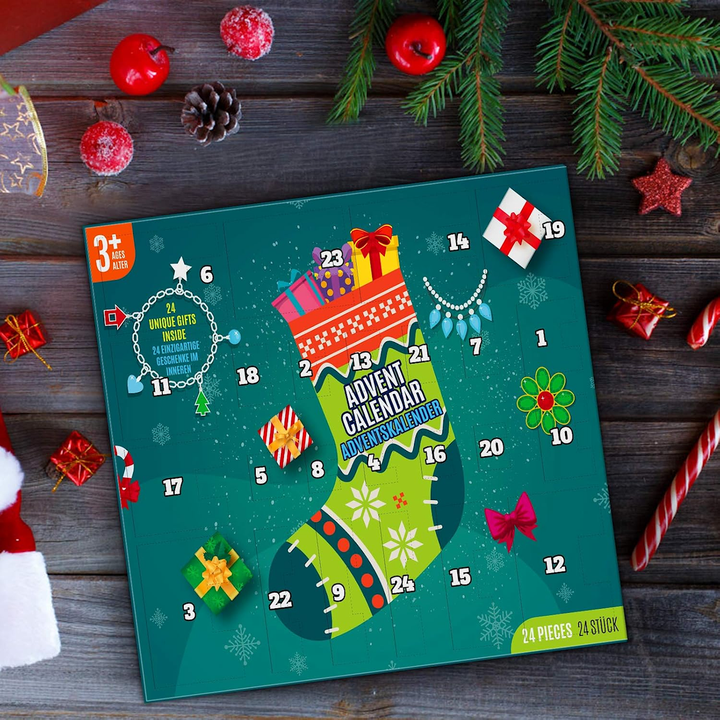 Girls Hair Accessory Christmas Advent Calendar