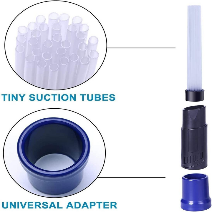 Universal Blue & Black Hoover Nozzle Straw Heads