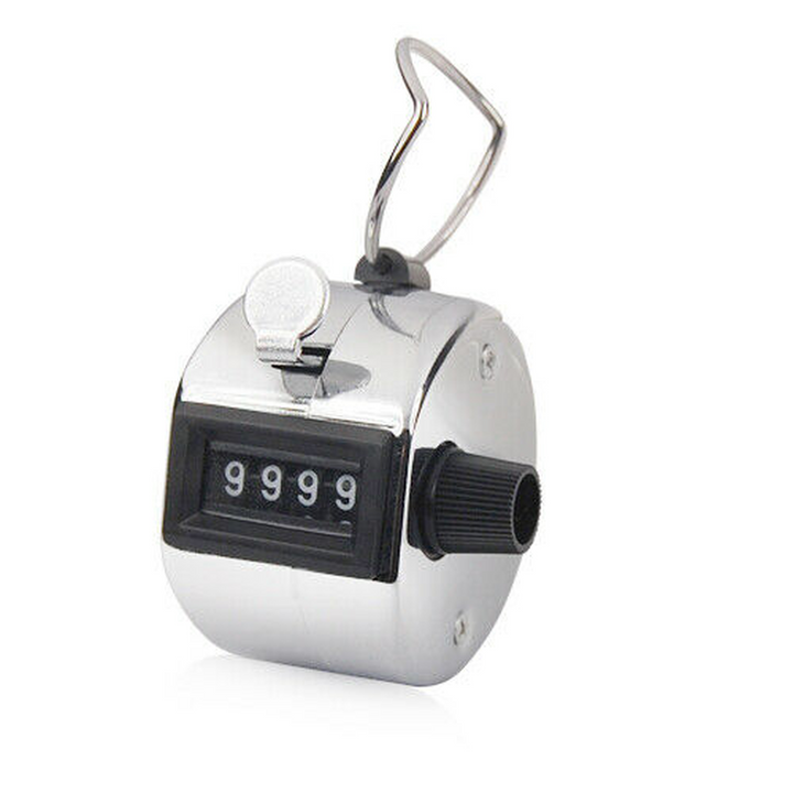 Metal 4 Digit Hand Tally Counter