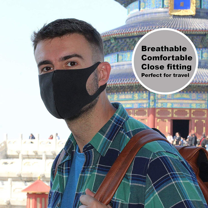 Black Washable & Reusable Face Mask