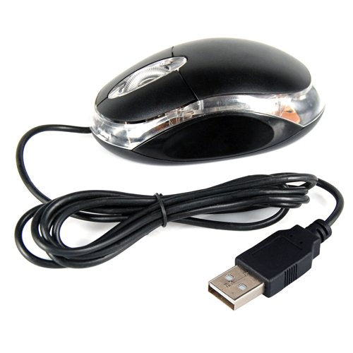 Black USB Wired Mouse
