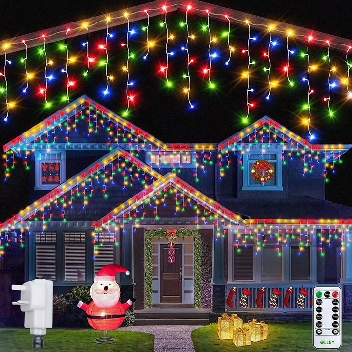 Ollny Multicoloured Christmas String Lights