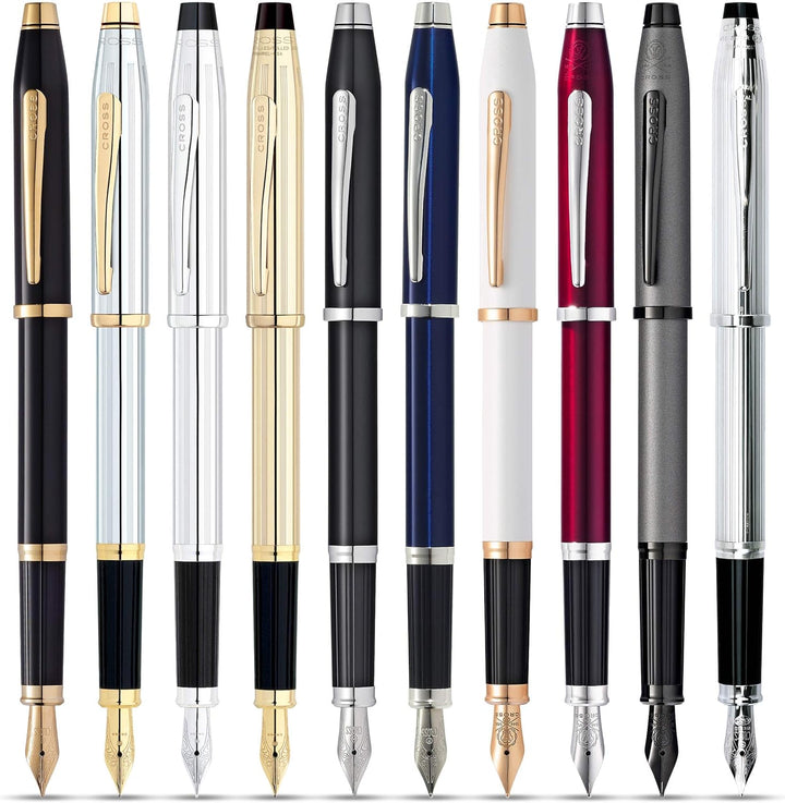 Cross Century II Pearlescent White & Rose Gold Fountain Pen