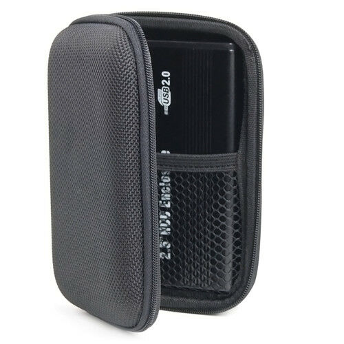 Protective 2.5" External Hard Drive Disc Zip Case
