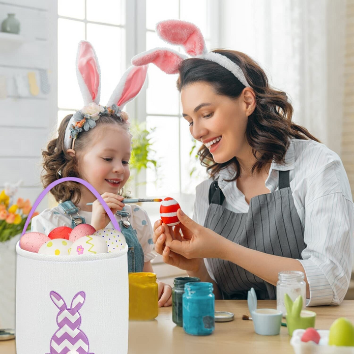 Purple Easter Egg Hunt Bag