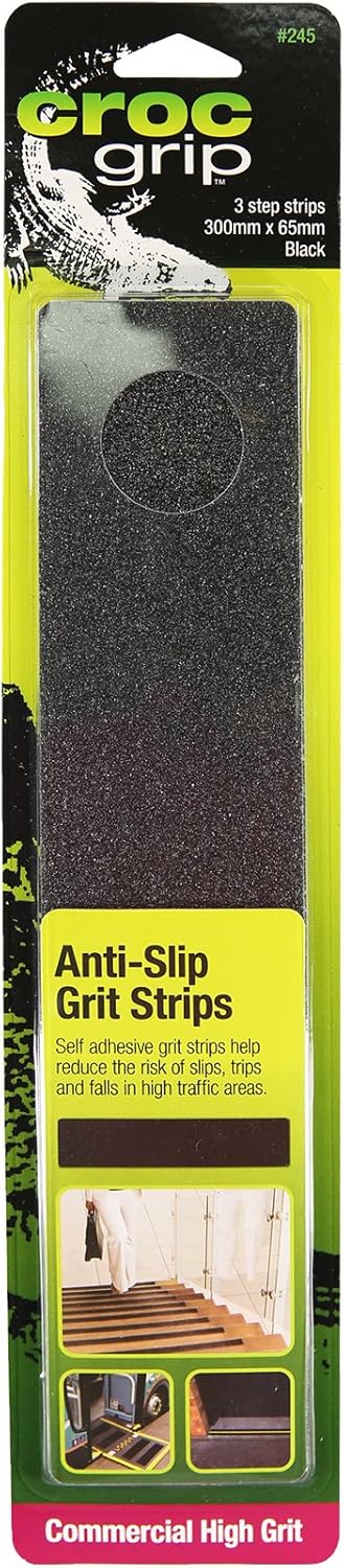 Croc Black Commercial Anti Slip Strips